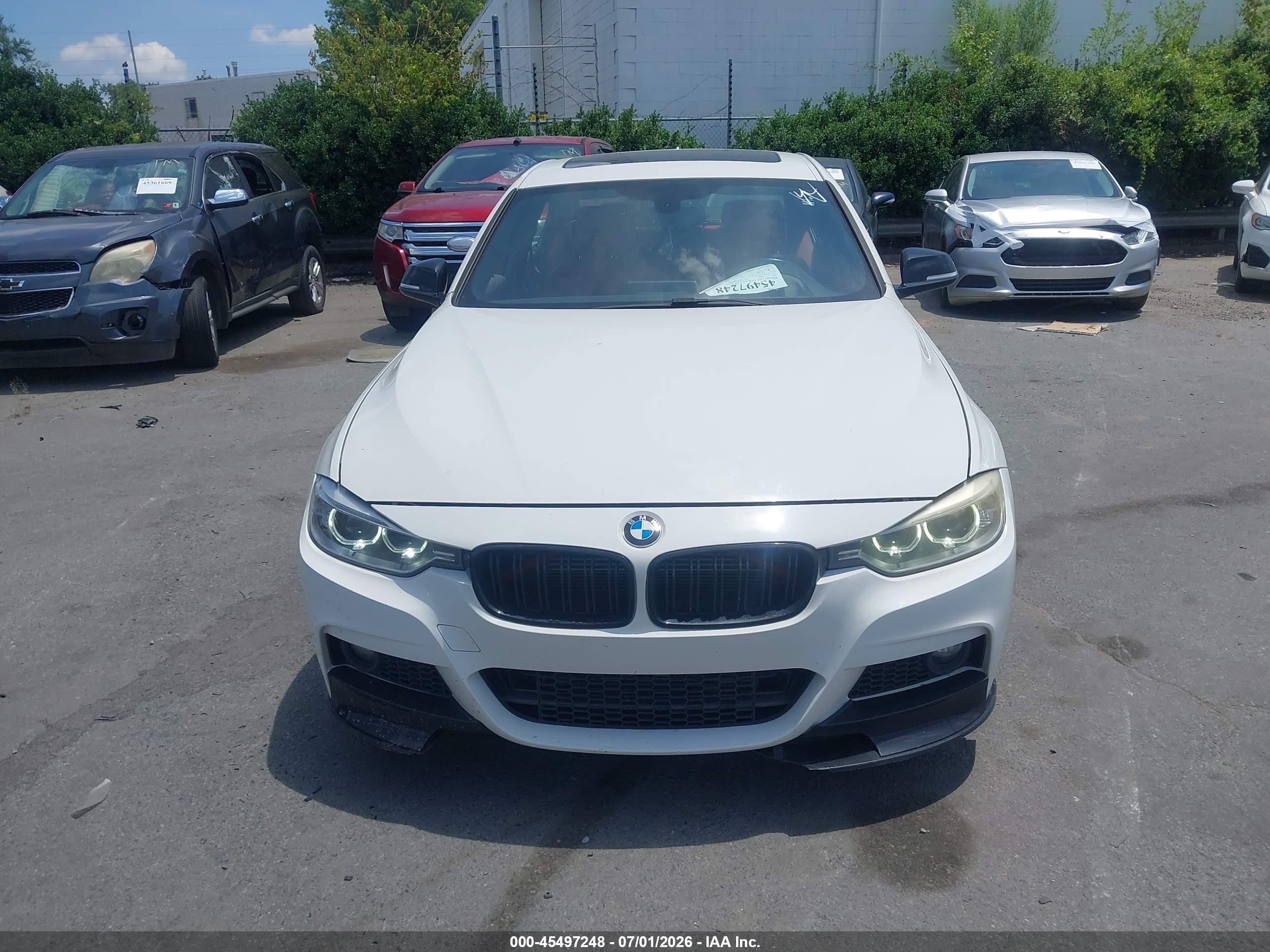 2013 Bmw Activehybrid 3   White vin: WBA3F9C57DF483767