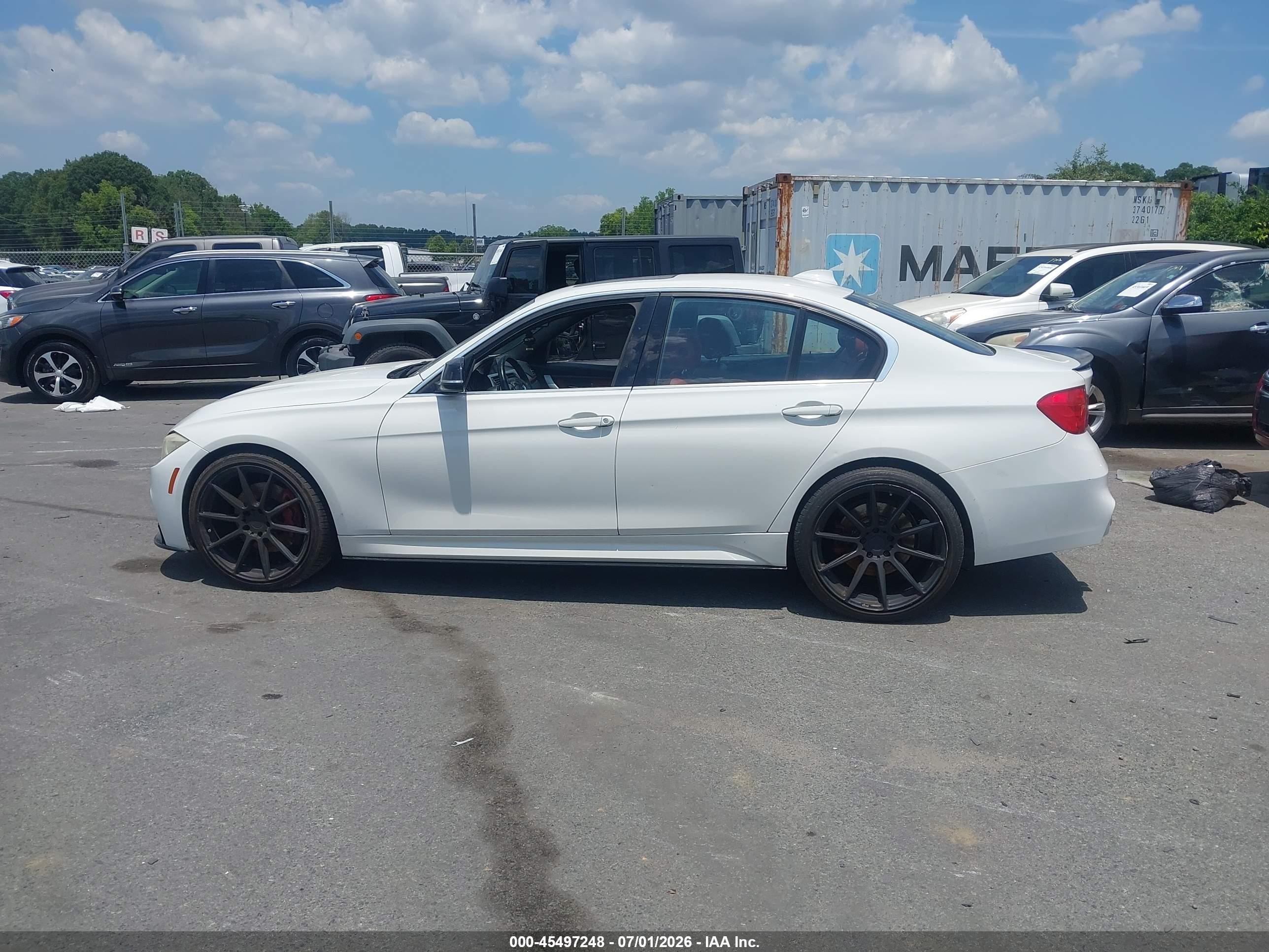2013 Bmw Activehybrid 3   White vin: WBA3F9C57DF483767