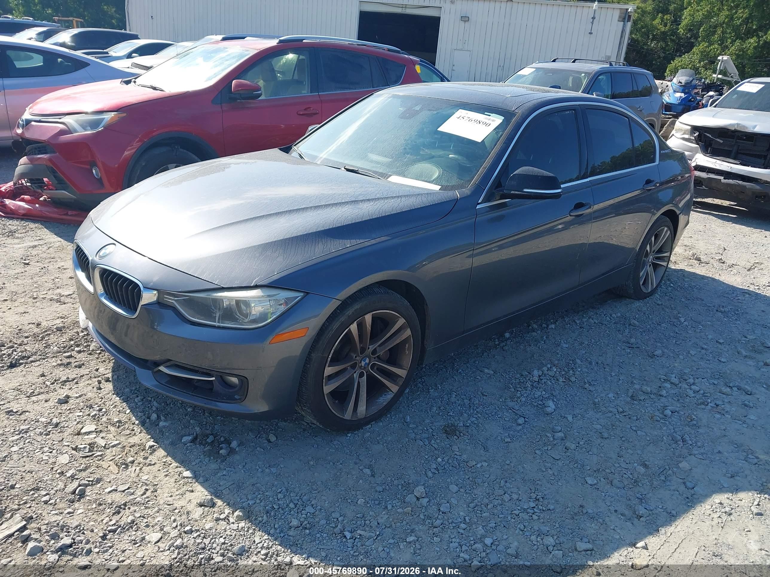 2013 Bmw Activehybrid 3 Серый vin: WBA3F9C57DF483820