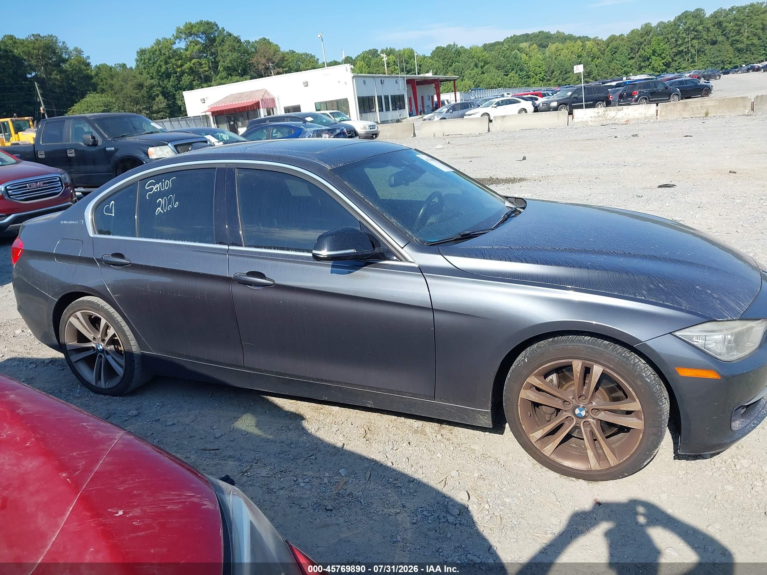 2013 Bmw Activehybrid 3 Серый vin: WBA3F9C57DF483820