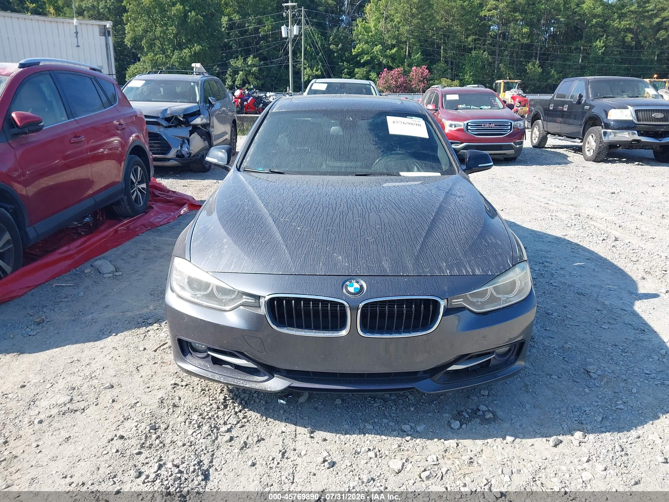 2013 Bmw Activehybrid 3 Серый vin: WBA3F9C57DF483820