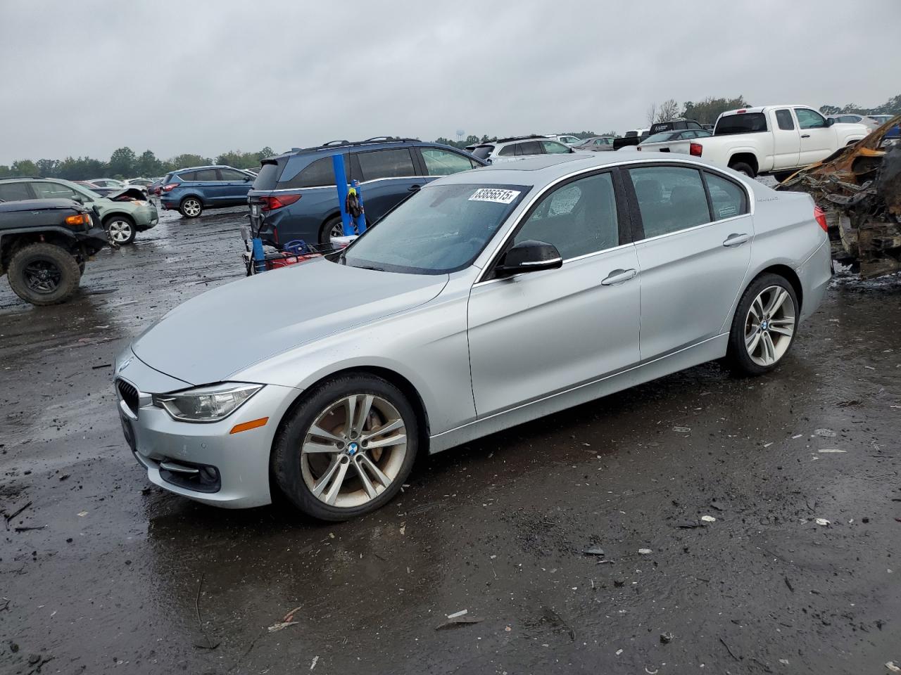 2013 Bmw Activehybrid 3 Silver vin: WBA3F9C58DF145293
