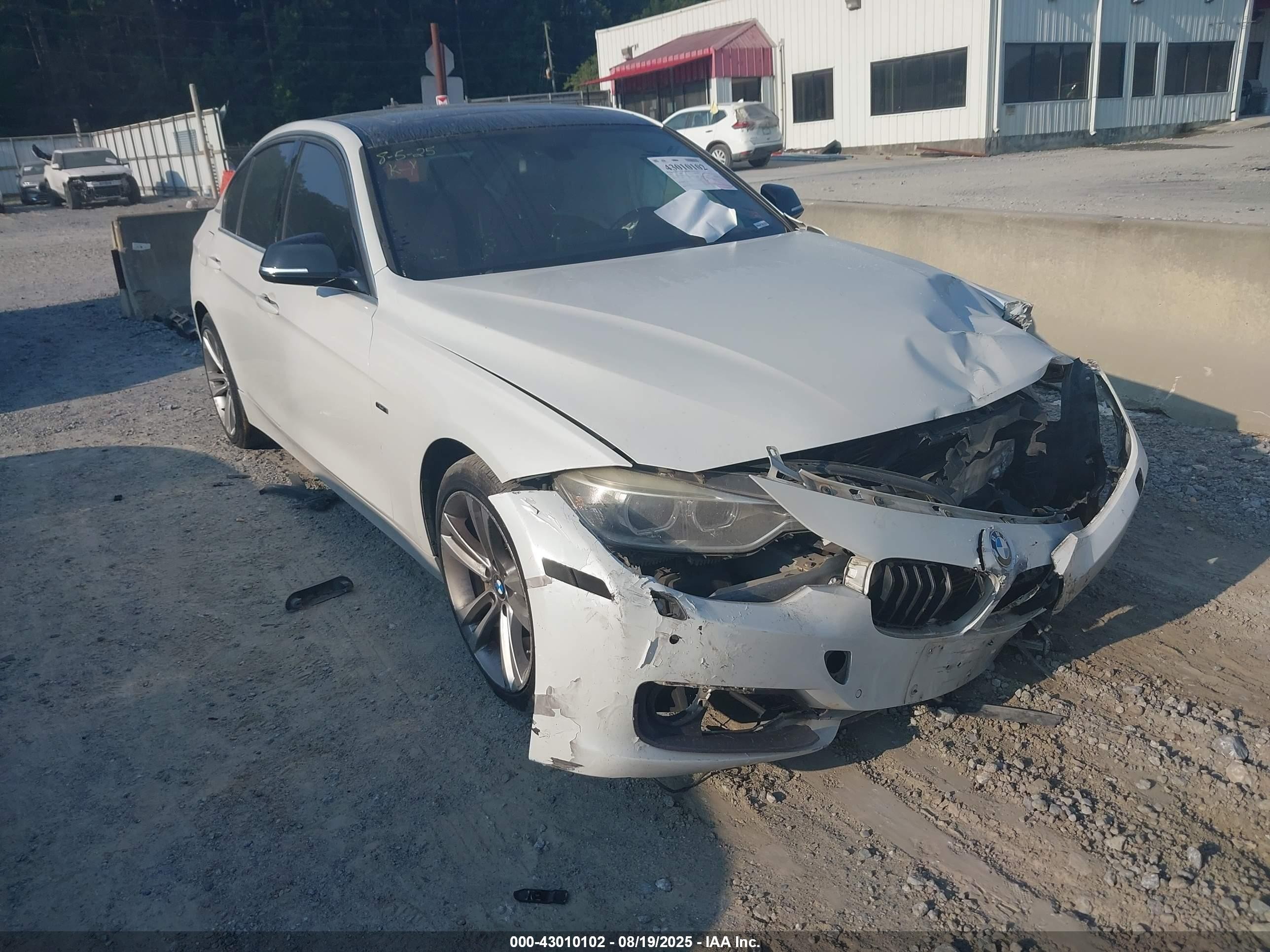 2013 Bmw Activehybrid 3   White vin: WBA3F9C58DF145357