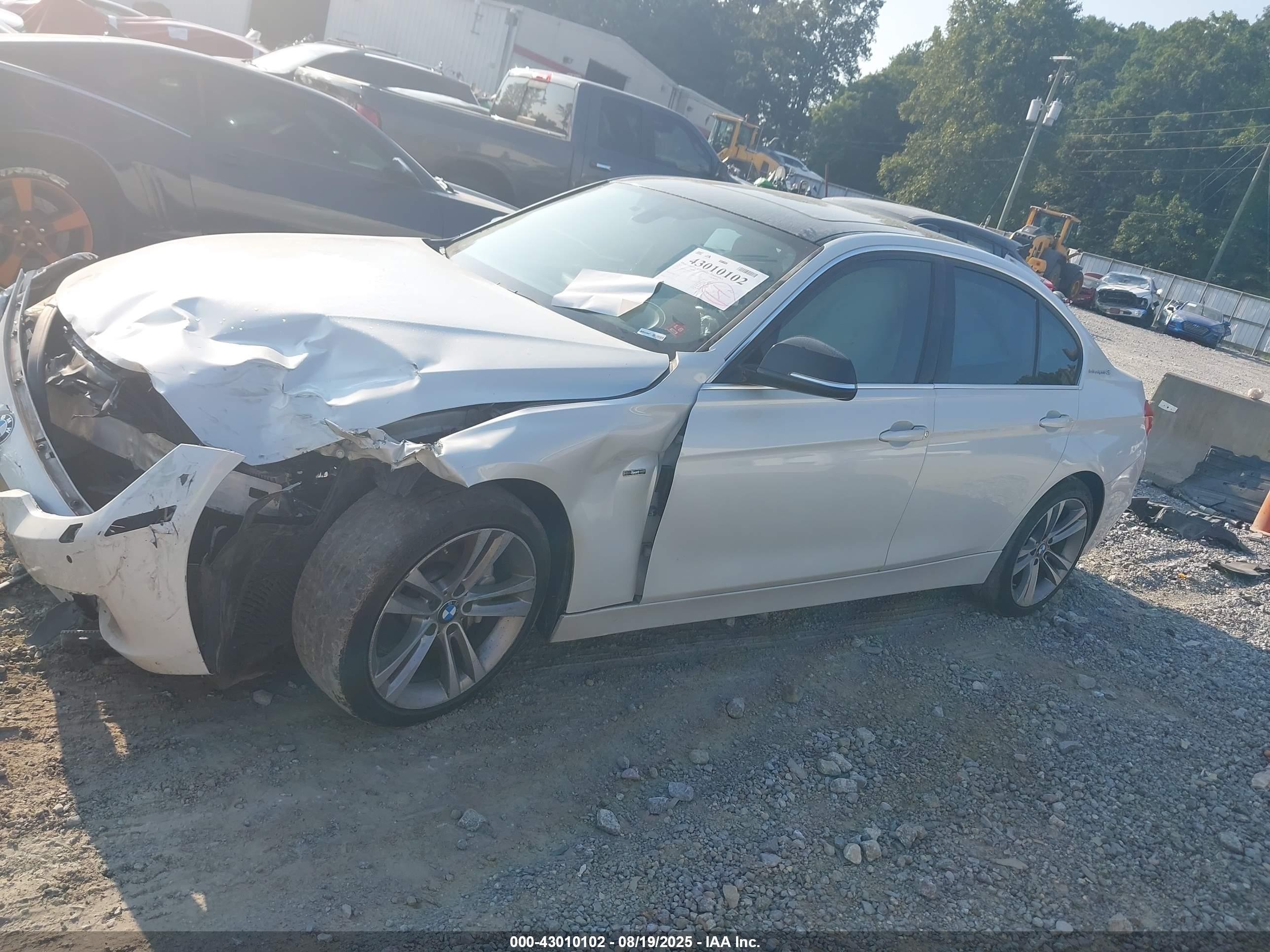 2013 Bmw Activehybrid 3   Белый vin: WBA3F9C58DF145357
