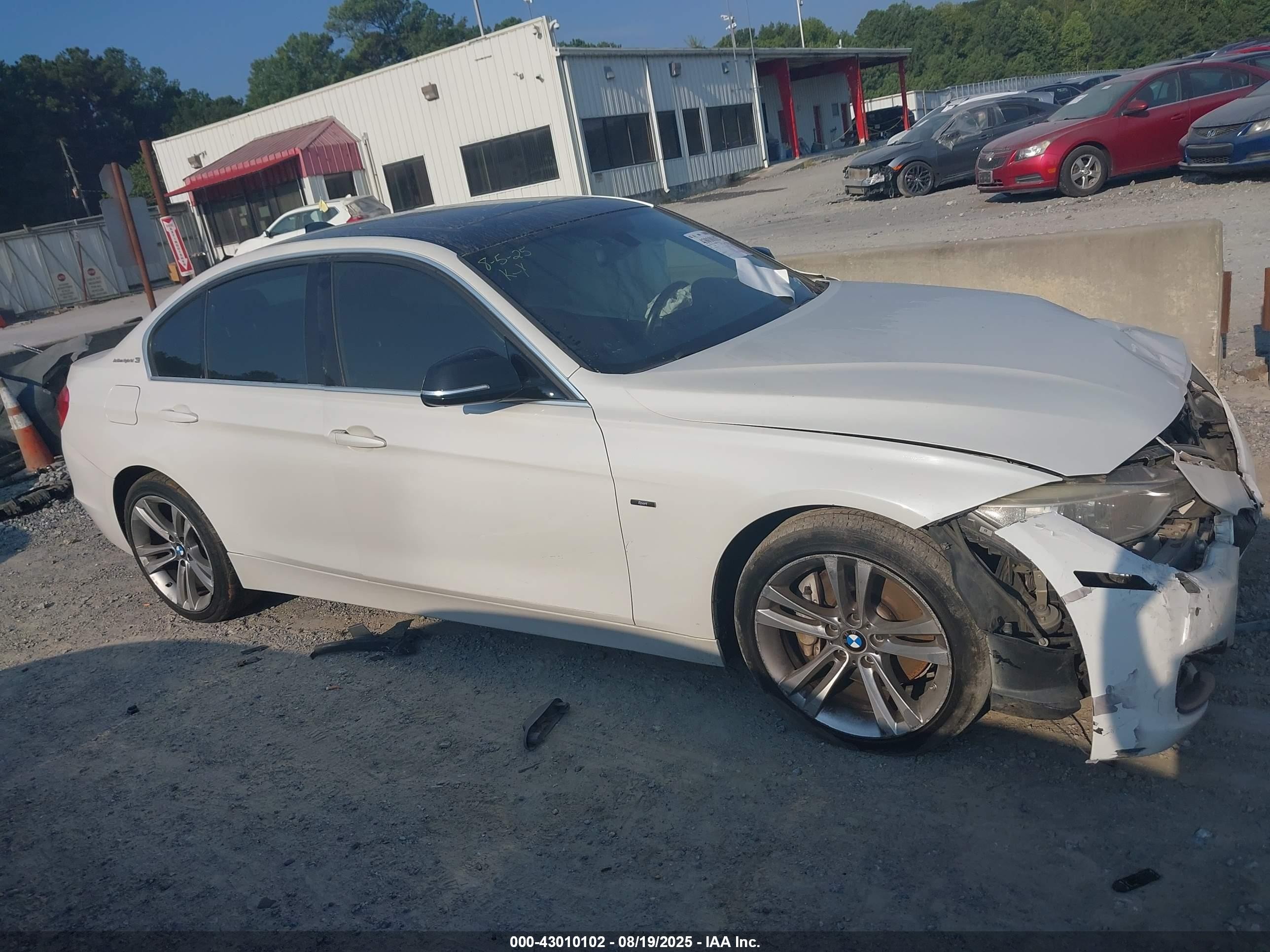 2013 Bmw Activehybrid 3   Белый vin: WBA3F9C58DF145357