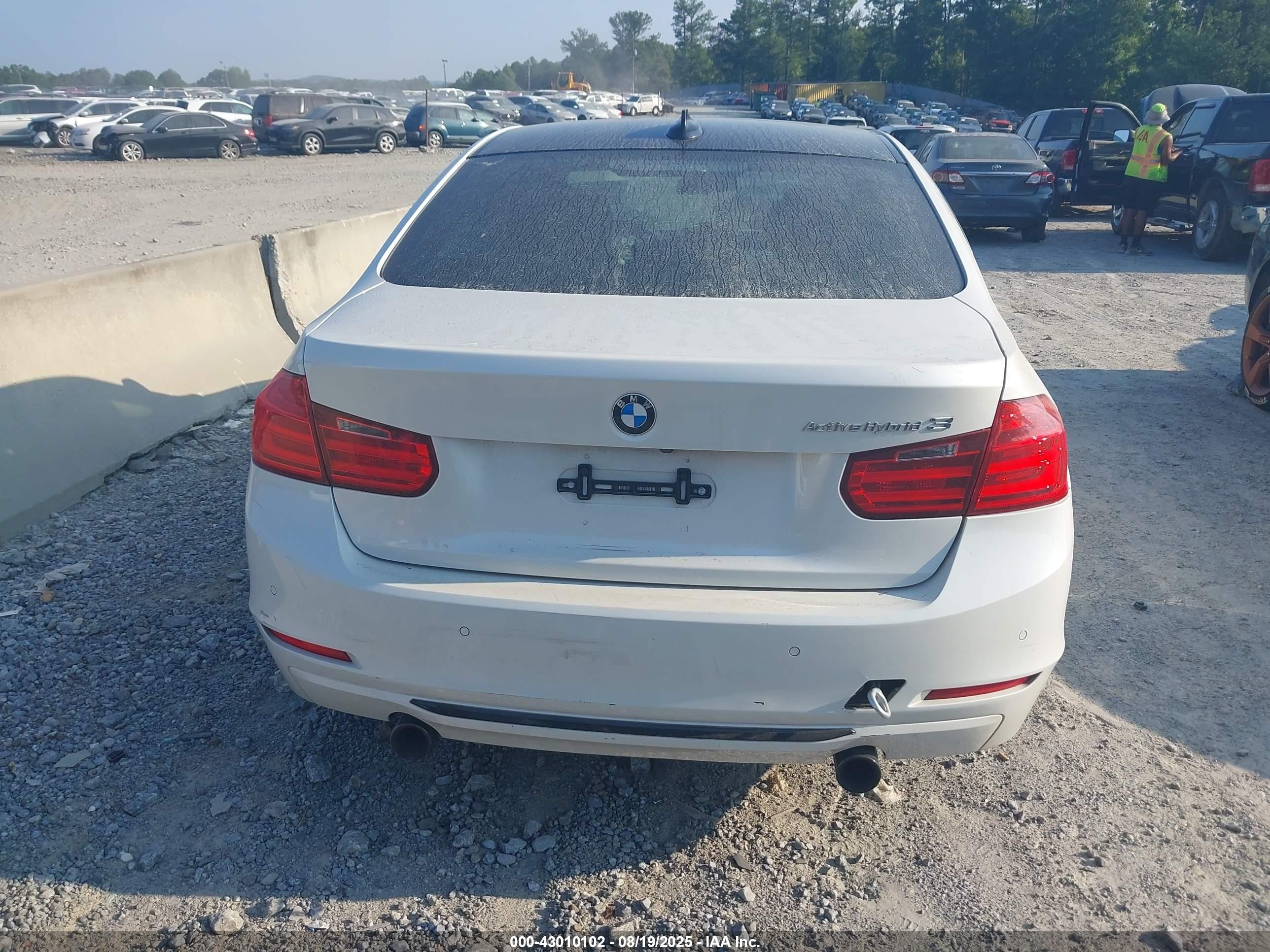 2013 Bmw Activehybrid 3   Белый vin: WBA3F9C58DF145357