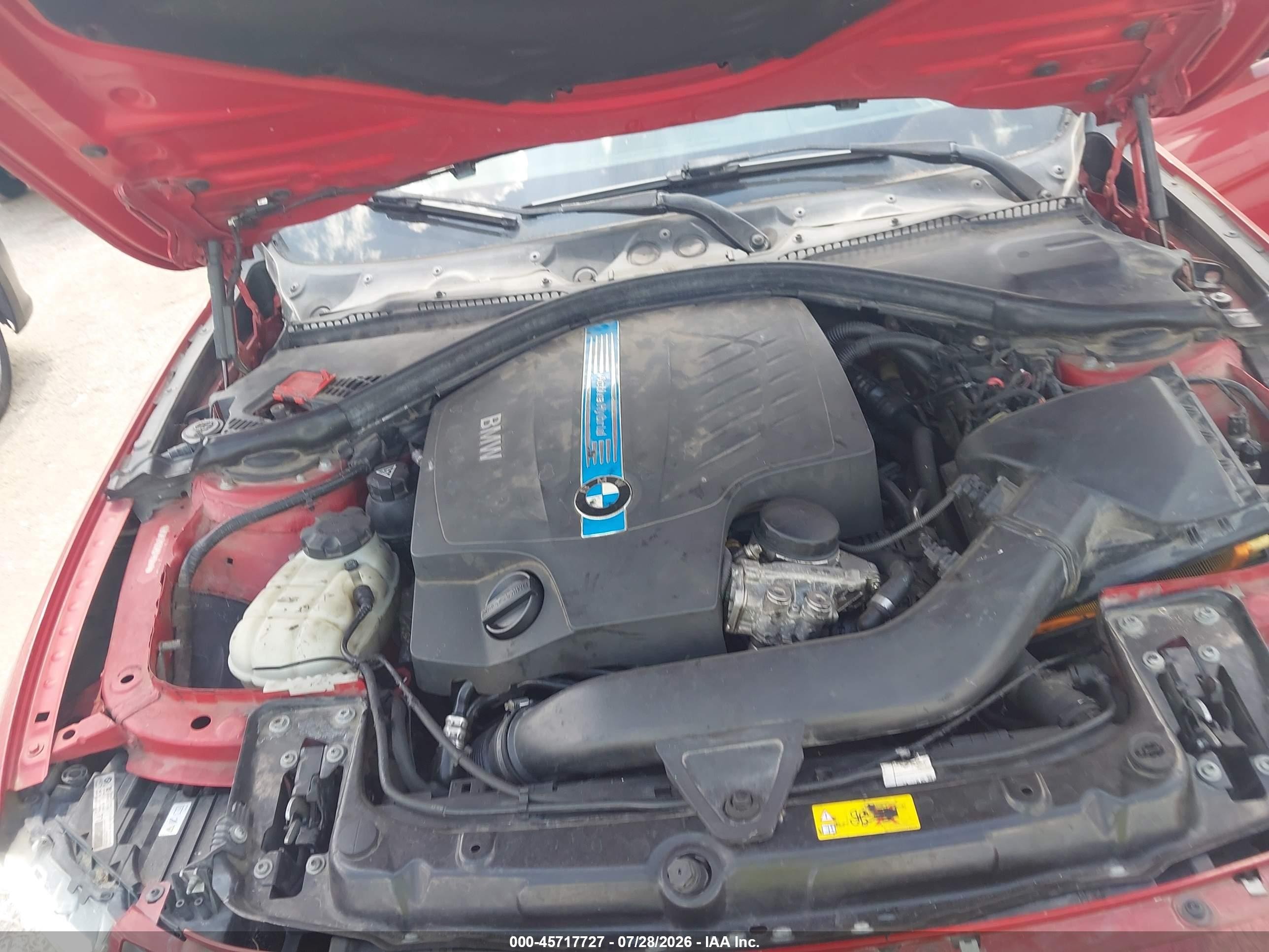 2013 Bmw Activehybrid 3   Red vin: WBA3F9C58DF145441