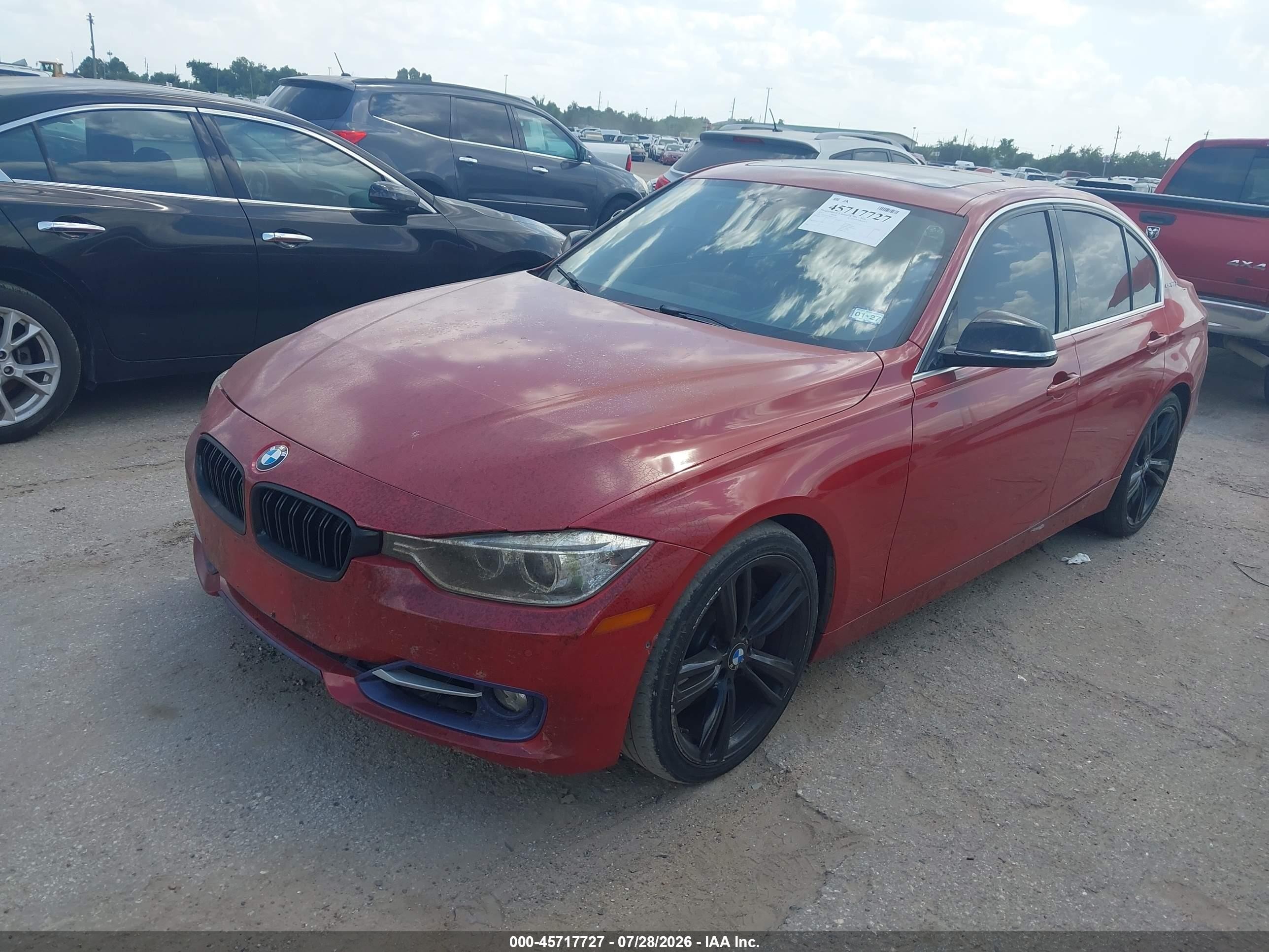 2013 Bmw Activehybrid 3   Red vin: WBA3F9C58DF145441