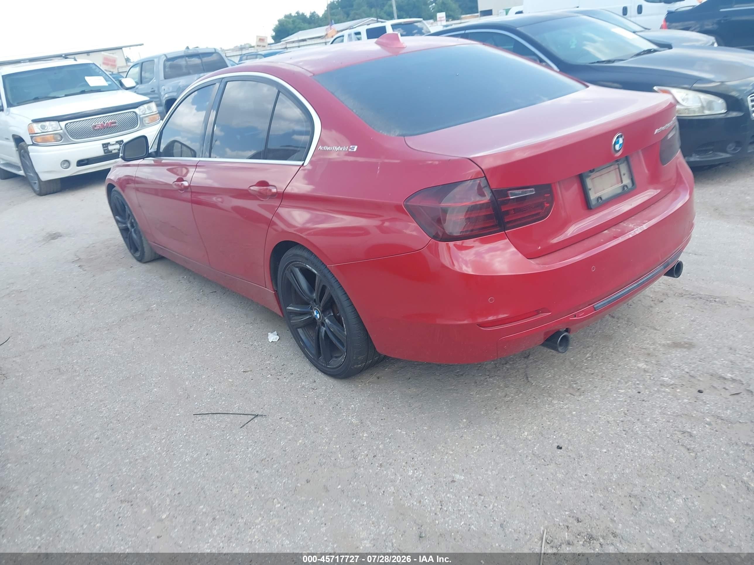 2013 Bmw Activehybrid 3   Red vin: WBA3F9C58DF145441