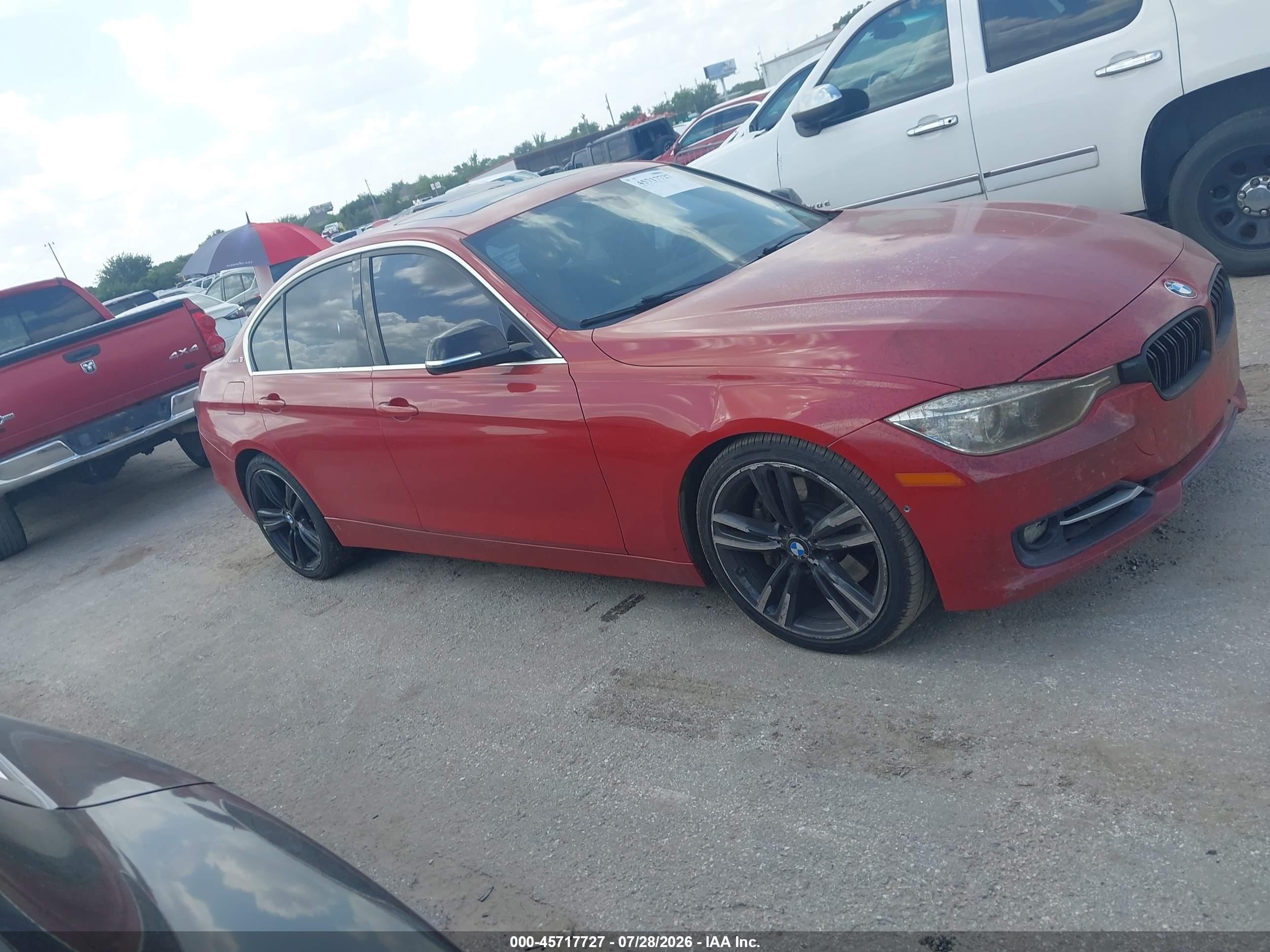 2013 Bmw Activehybrid 3   Red vin: WBA3F9C58DF145441