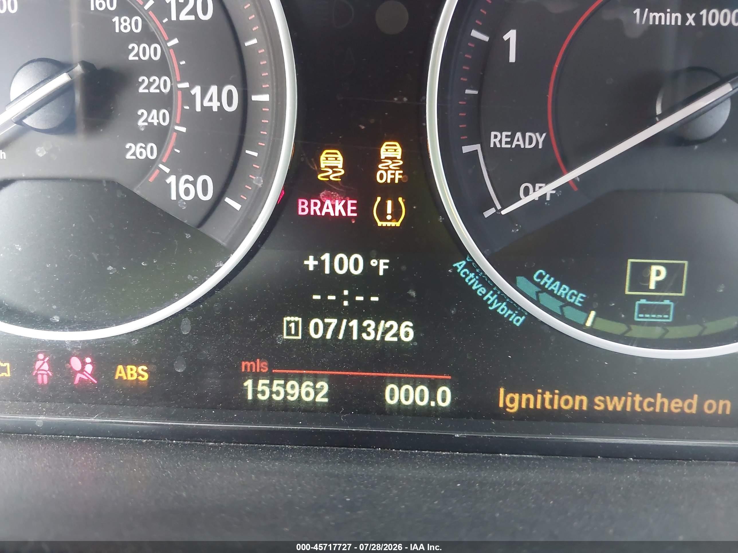 2013 Bmw Activehybrid 3   Red vin: WBA3F9C58DF145441