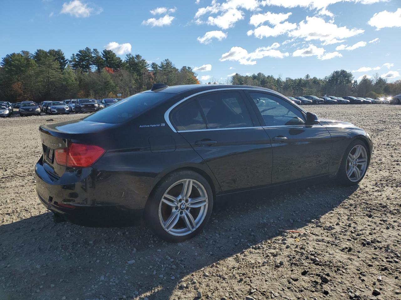 2013 Bmw Activehybrid 3 Black vin: WBA3F9C58DF484118