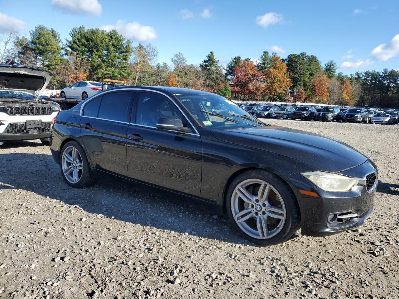 2013 Bmw Activehybrid 3 Black vin: WBA3F9C58DF484118