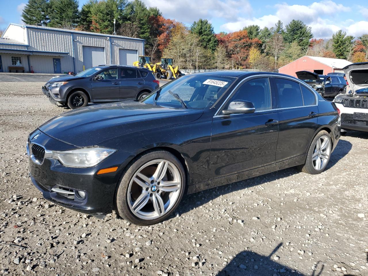 2013 Bmw Activehybrid 3 Black vin: WBA3F9C58DF484118