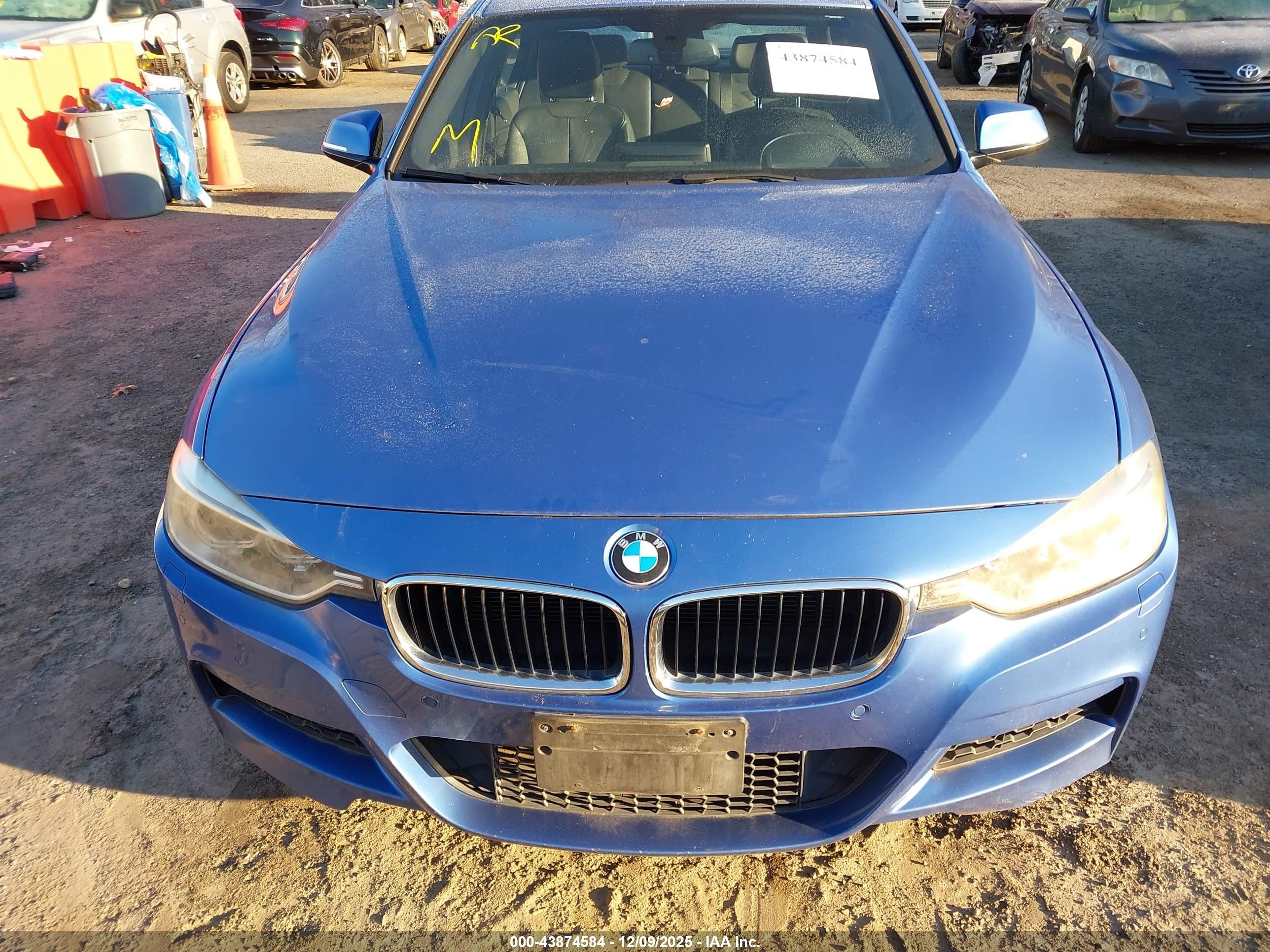 2014 Bmw Activehybrid 3   Blue vin: WBA3F9C58EF484508