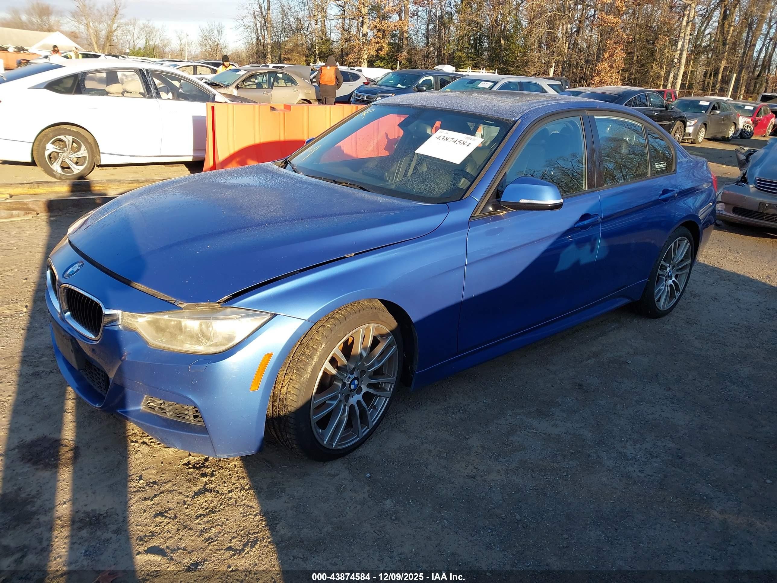 2014 Bmw Activehybrid 3   Blue vin: WBA3F9C58EF484508