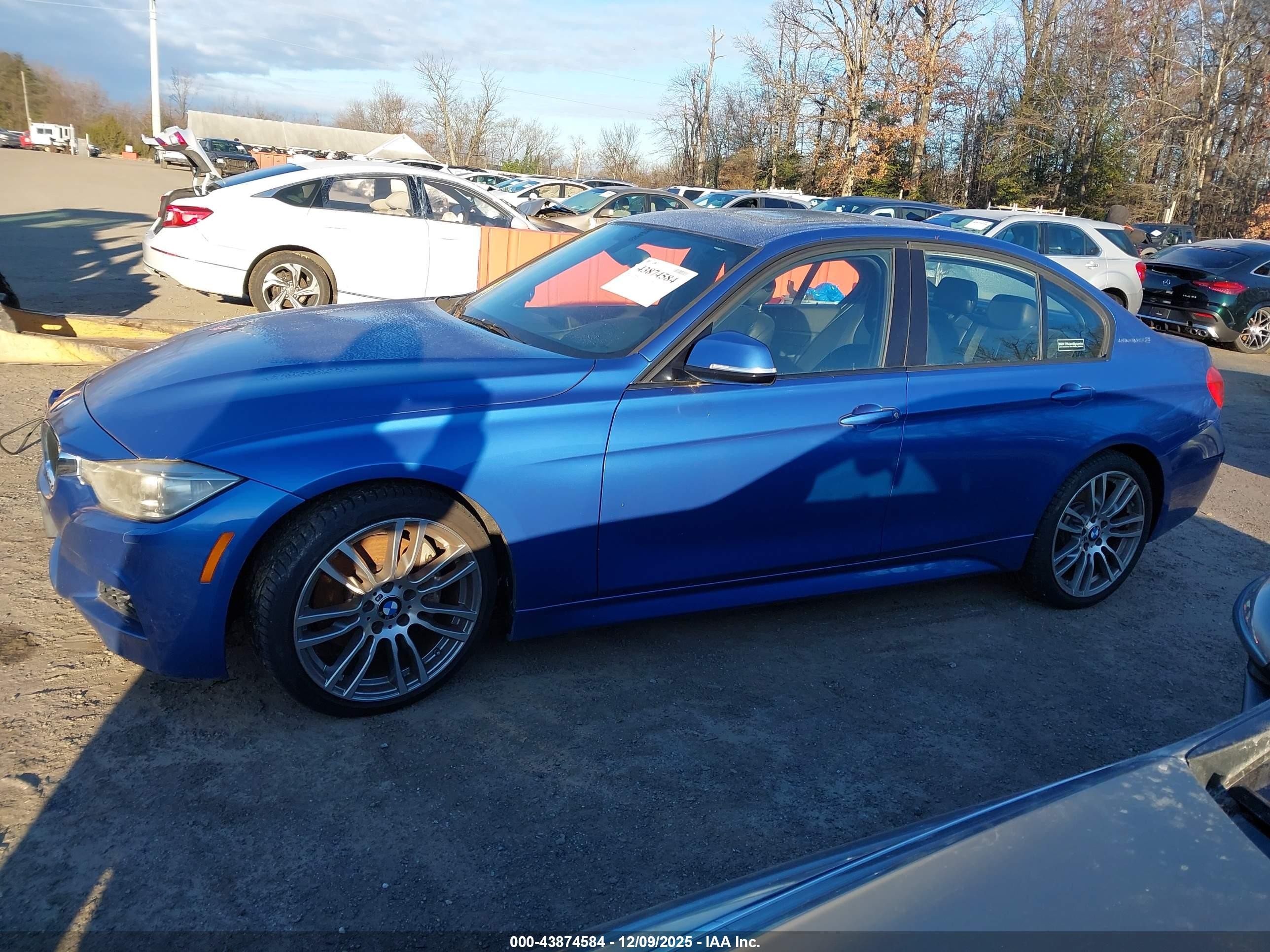 2014 Bmw Activehybrid 3   Blue vin: WBA3F9C58EF484508