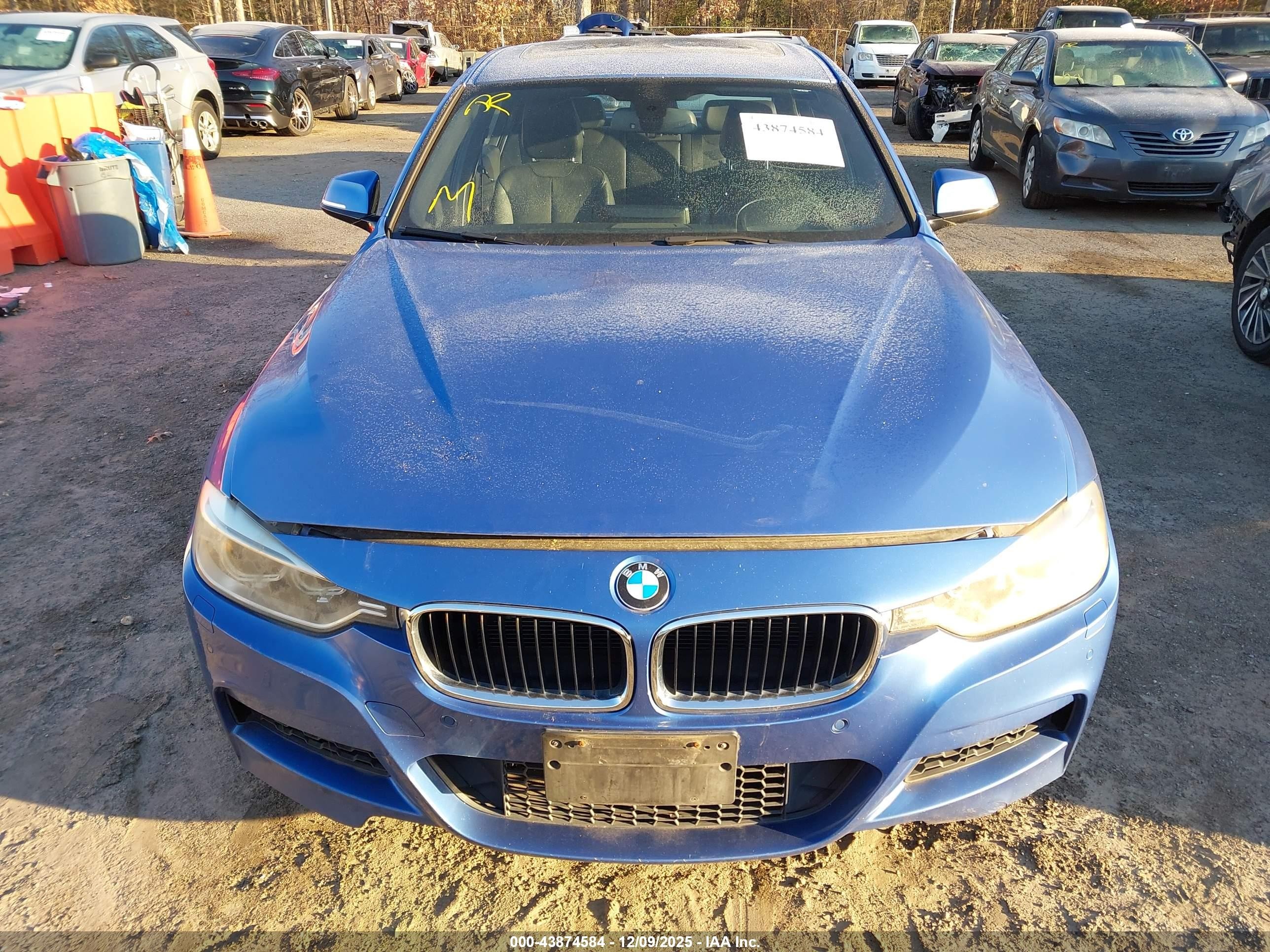 2014 Bmw Activehybrid 3   Blue vin: WBA3F9C58EF484508