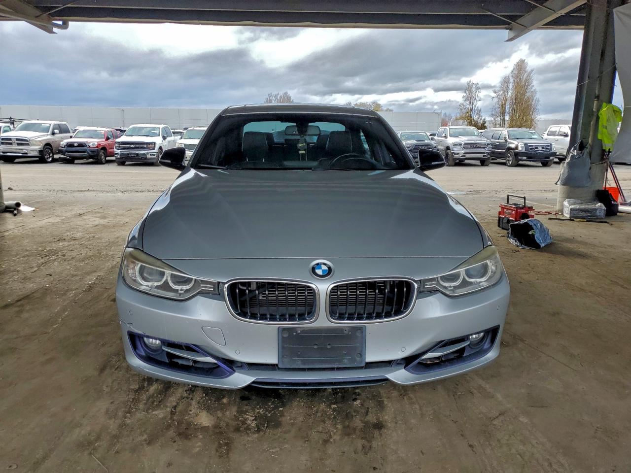 2013 Bmw Activehybrid 3 Silver vin: WBA3F9C59DF145271