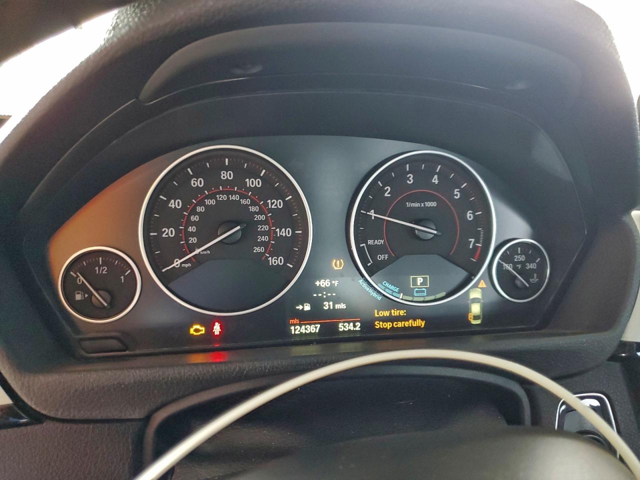 2013 Bmw Activehybrid 3 Silver vin: WBA3F9C59DF145271
