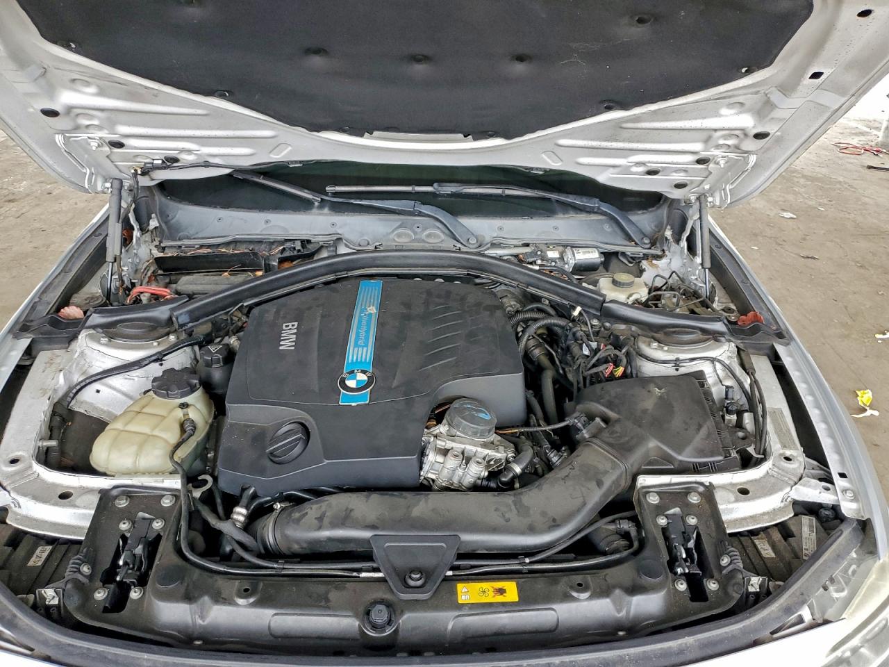 2013 Bmw Activehybrid 3 Silver vin: WBA3F9C59DF145271