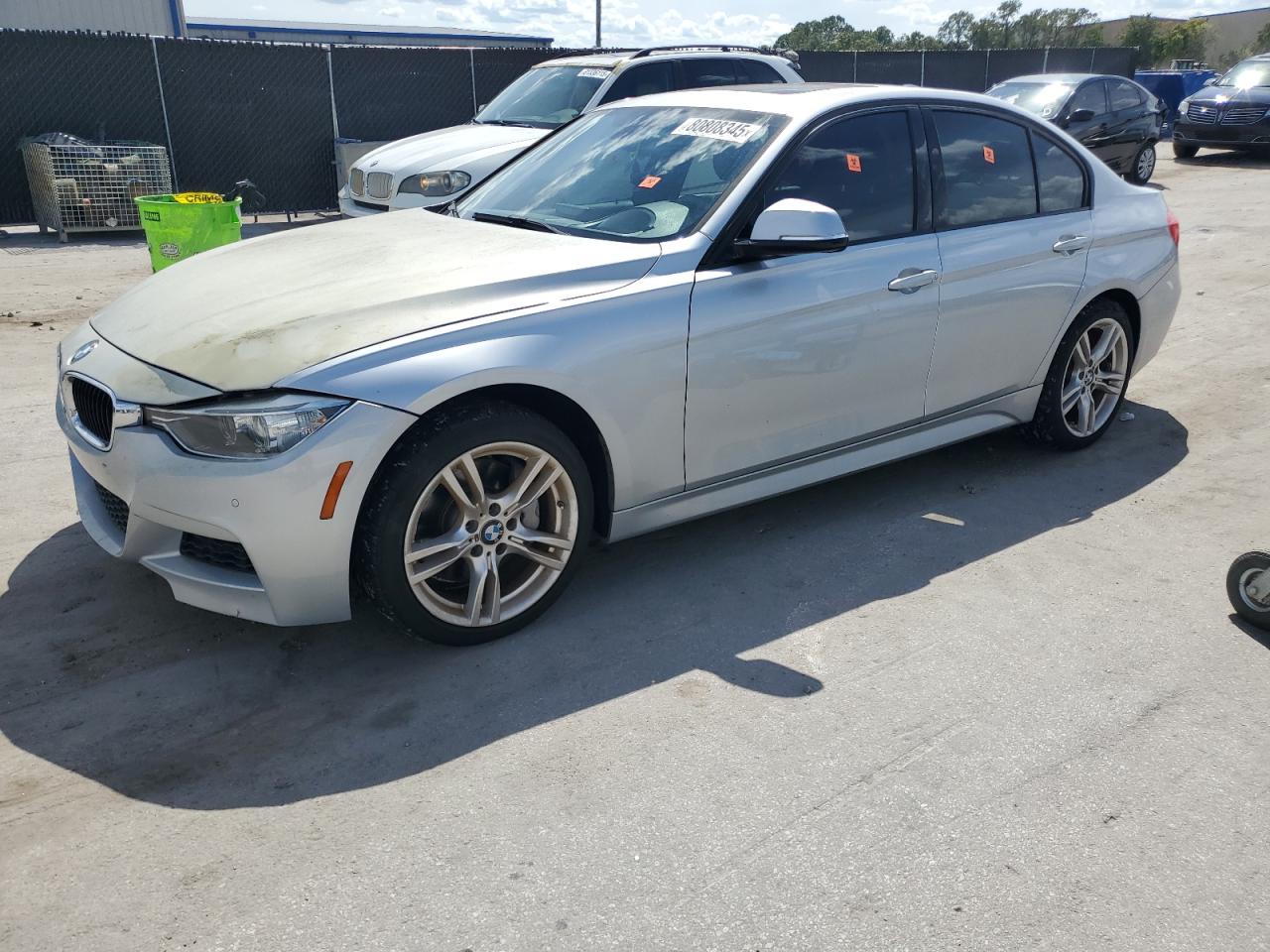 2013 Bmw Activehybrid 3 Silver vin: WBA3F9C59DF483981