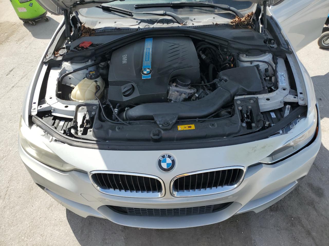 2013 Bmw Activehybrid 3 Silver vin: WBA3F9C59DF483981