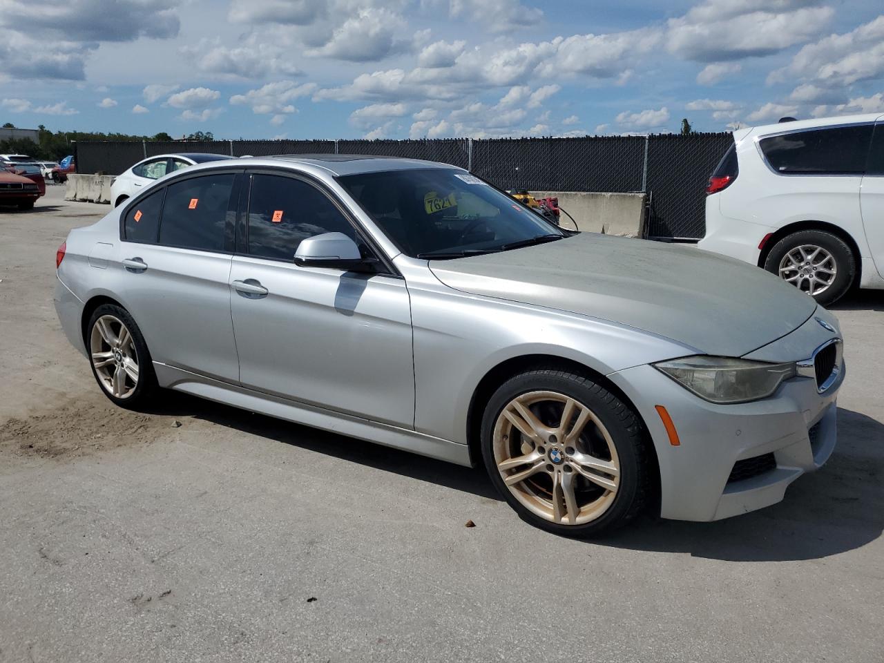 2013 Bmw Activehybrid 3 Silver vin: WBA3F9C59DF483981