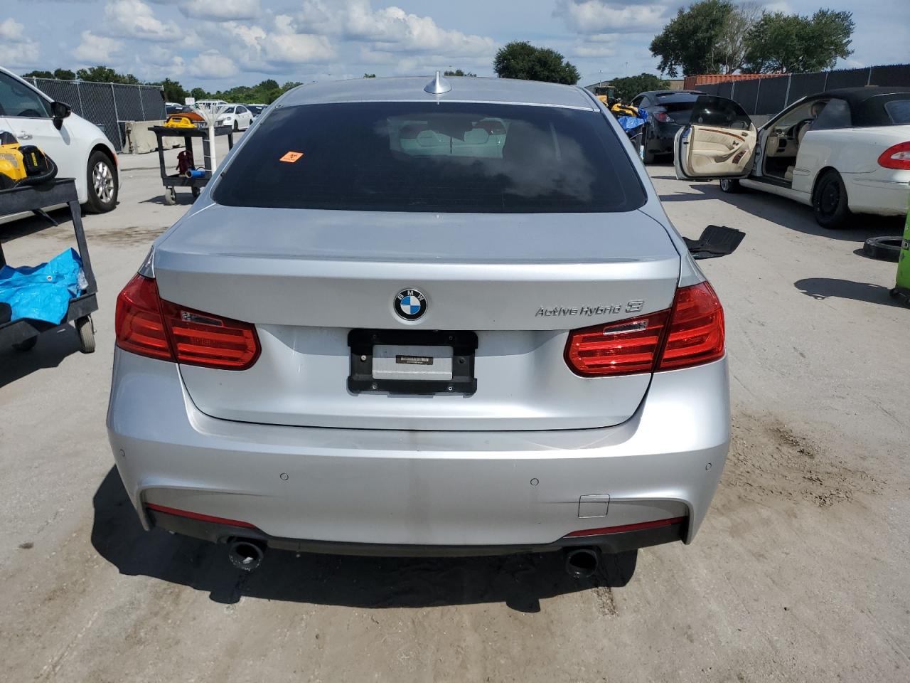 2013 Bmw Activehybrid 3 Silver vin: WBA3F9C59DF483981