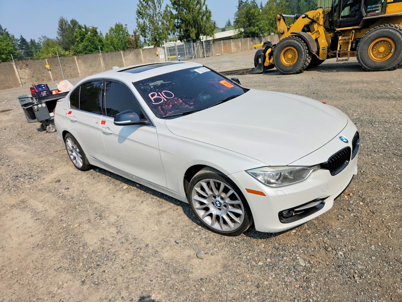 2013 Bmw Activehybrid 3 White vin: WBA3F9C59DF484404