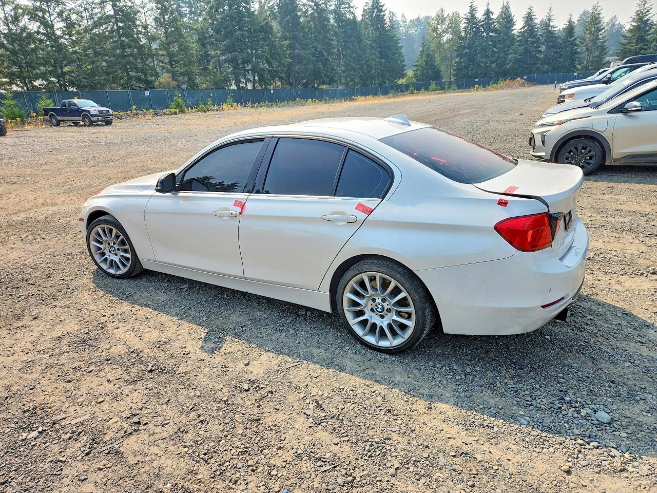 2013 Bmw Activehybrid 3 White vin: WBA3F9C59DF484404