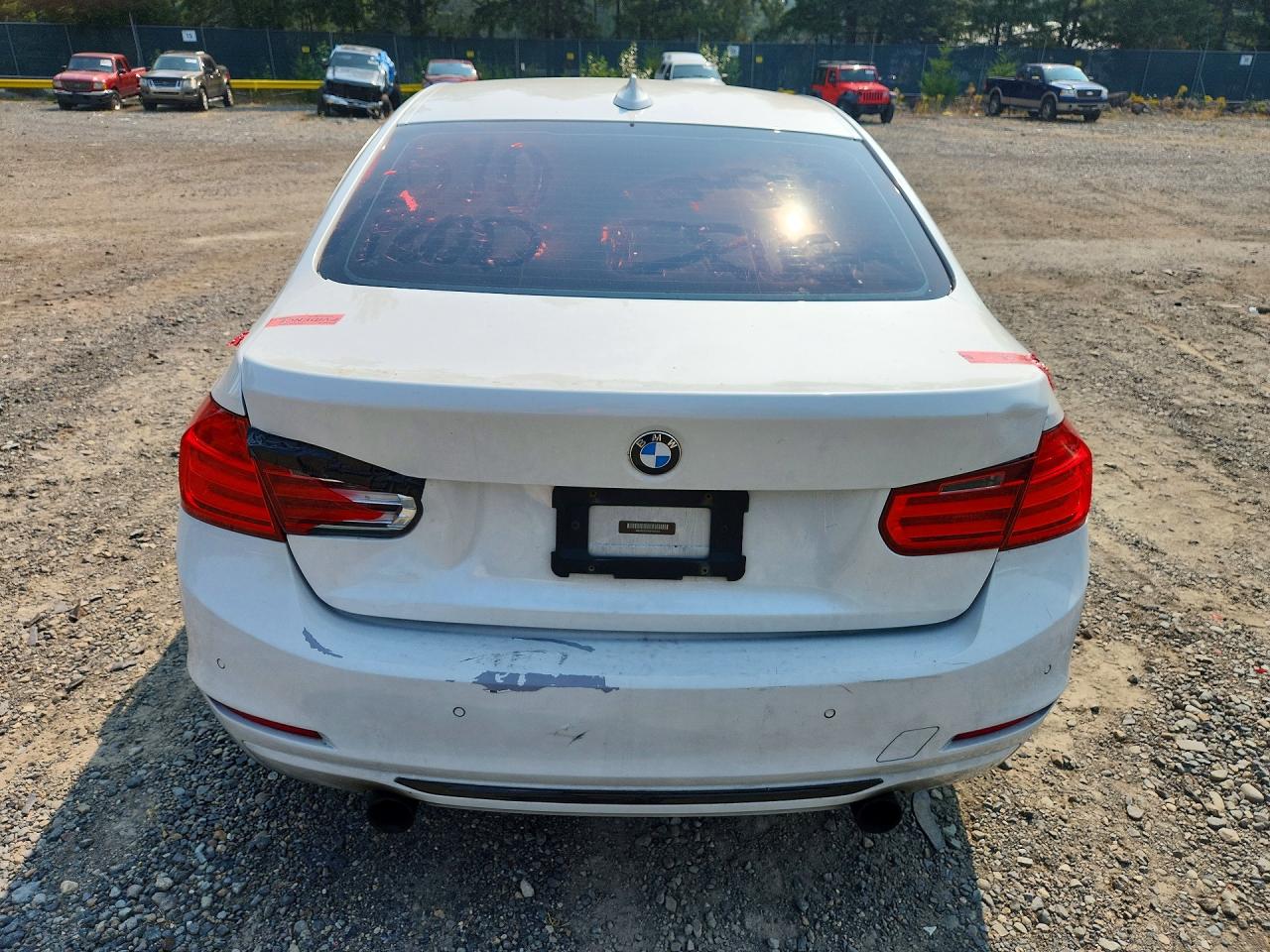 2013 Bmw Activehybrid 3 White vin: WBA3F9C59DF484404