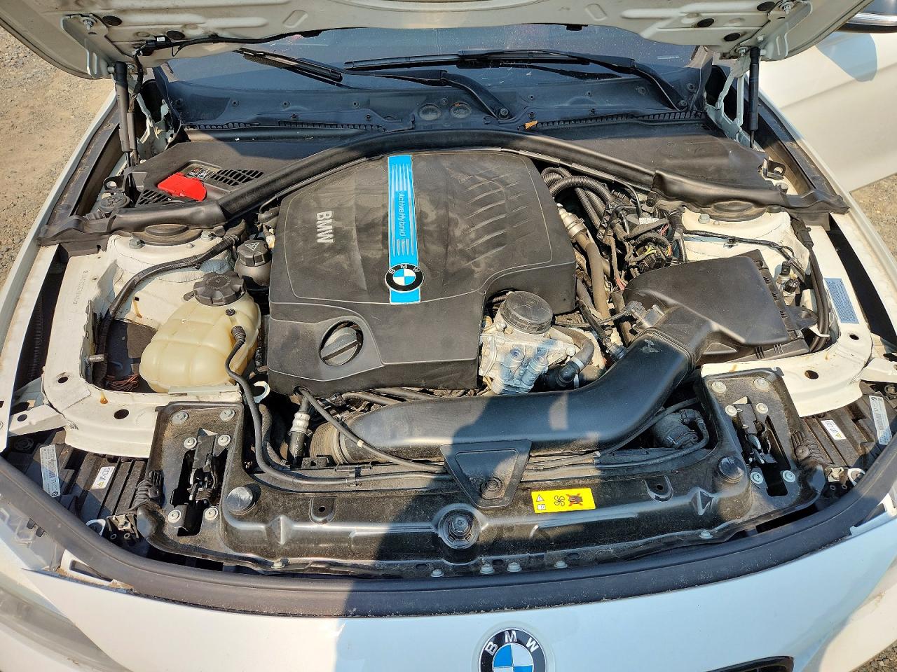 2013 Bmw Activehybrid 3 White vin: WBA3F9C59DF484404