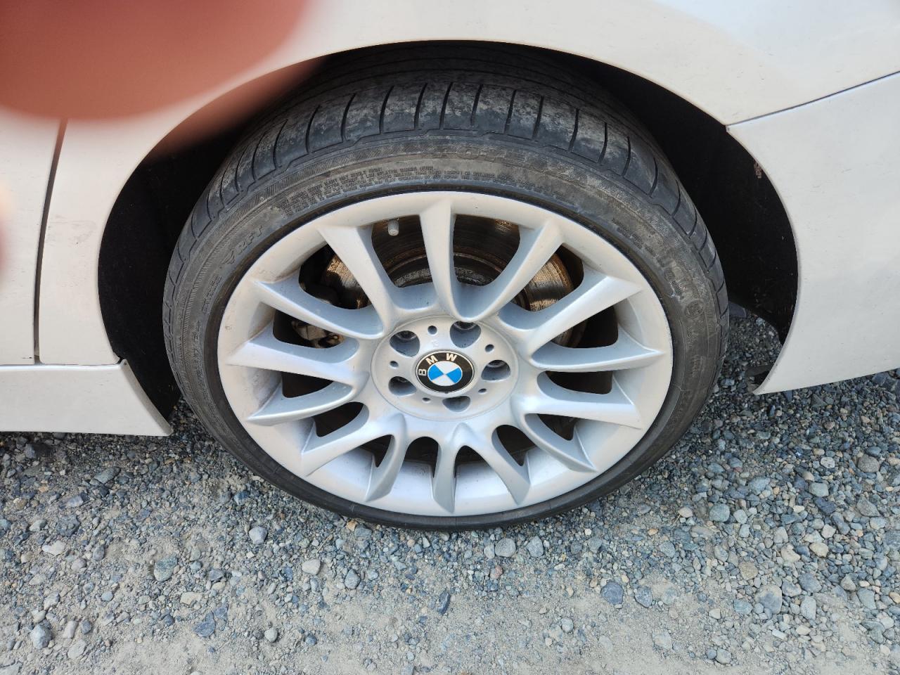 2013 Bmw Activehybrid 3 White vin: WBA3F9C59DF484404 Damage: Left Rear Wheel, Curb Rash, 5 To 6 Inches