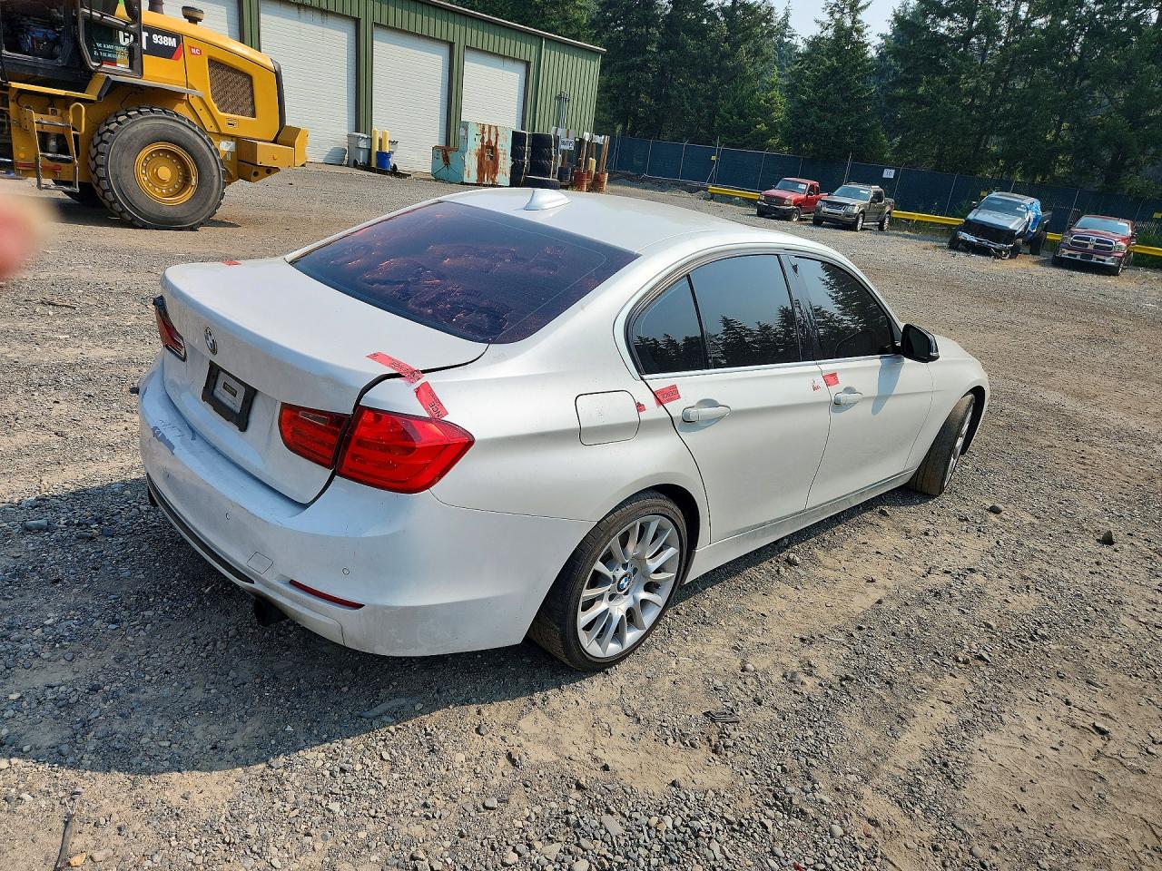 2013 Bmw Activehybrid 3 White vin: WBA3F9C59DF484404