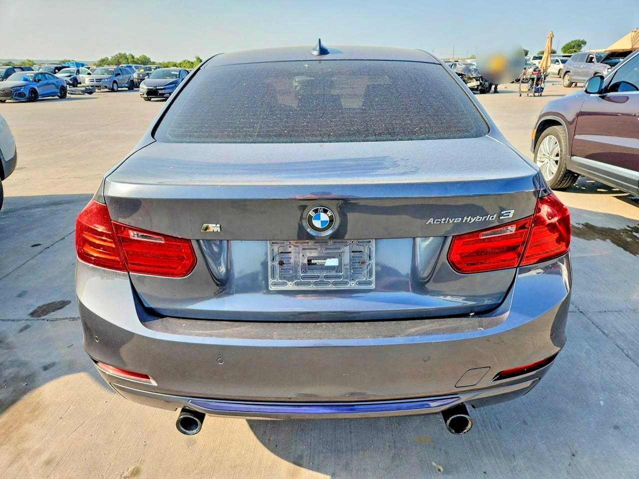 2013 Bmw Activehybrid 3 Gray vin: WBA3F9C5XDF484444