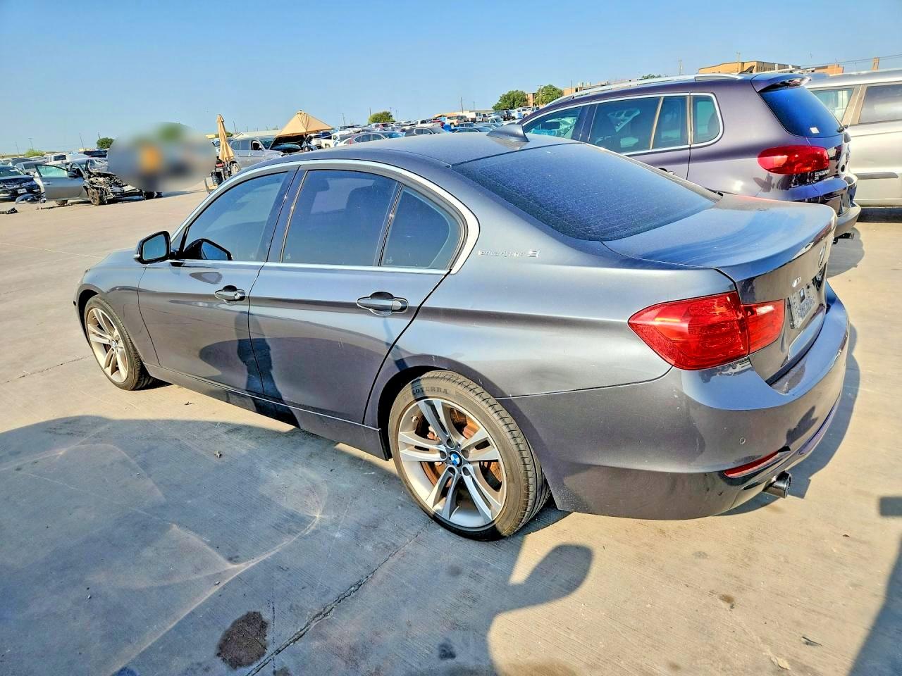 2013 Bmw Activehybrid 3 Gray vin: WBA3F9C5XDF484444