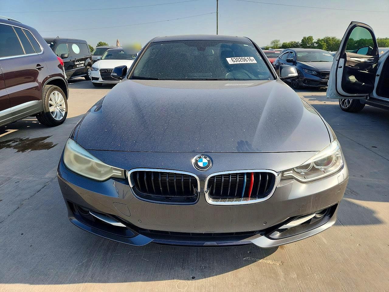 2013 Bmw Activehybrid 3 Gray vin: WBA3F9C5XDF484444