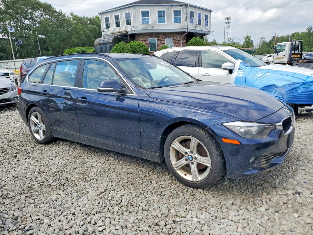 2015 Bmw 328 Xi Синий vin: WBA3G7C50FK480608