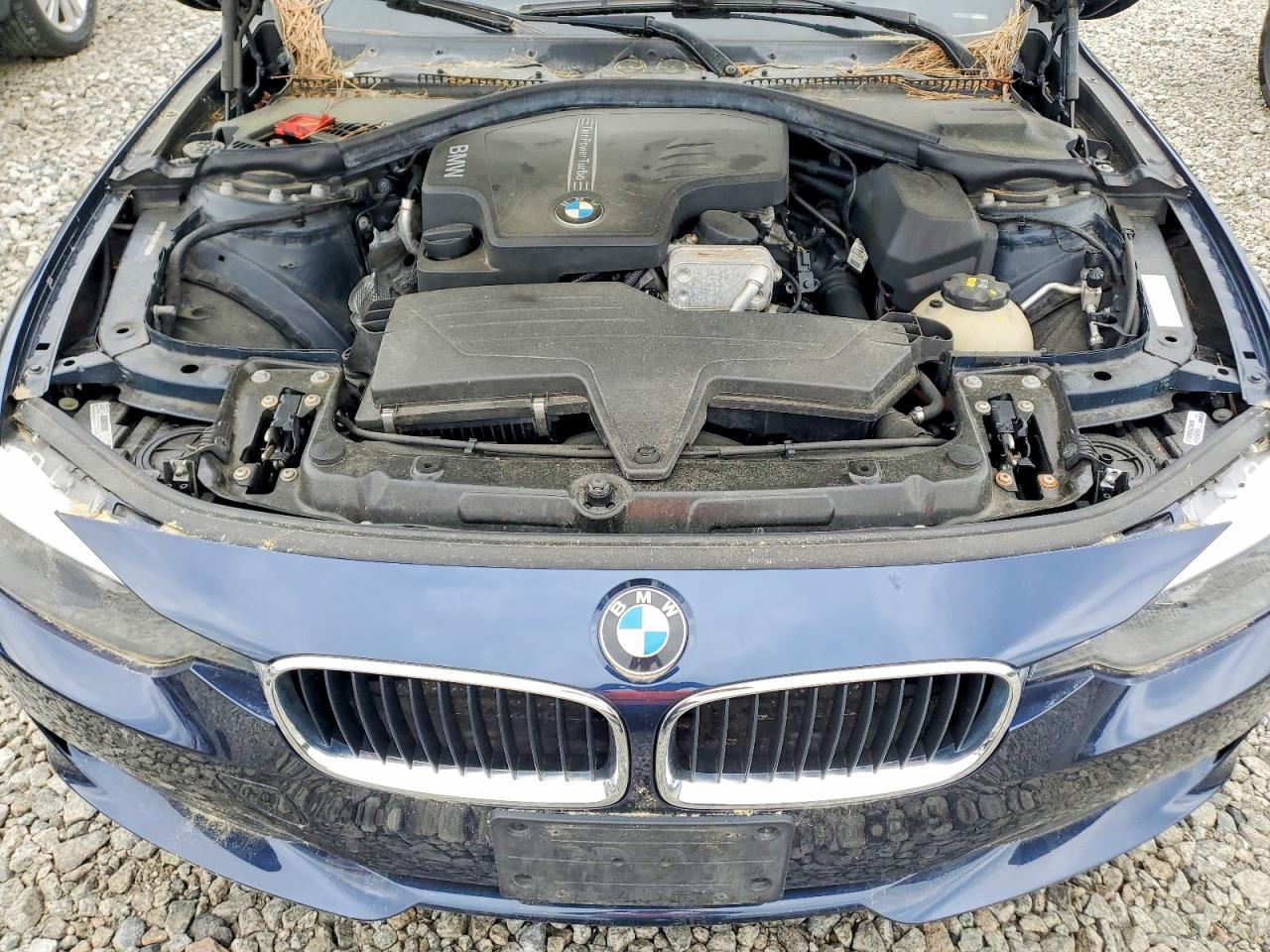 2015 Bmw 328 Xi Синий vin: WBA3G7C50FK480608