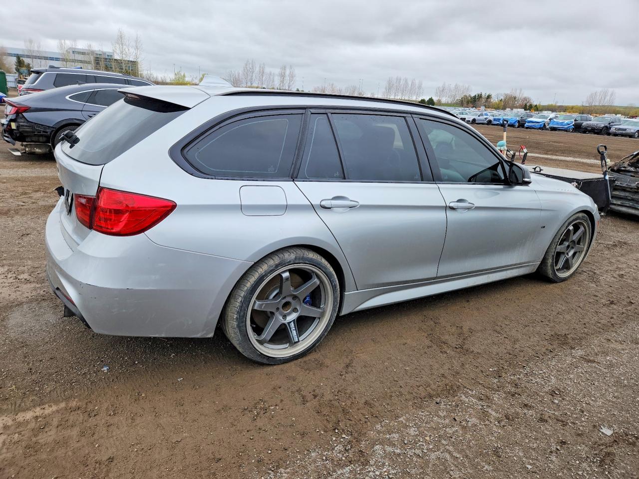 2014 Bmw 328 Xi Silver vin: WBA3G7C52EKN36935