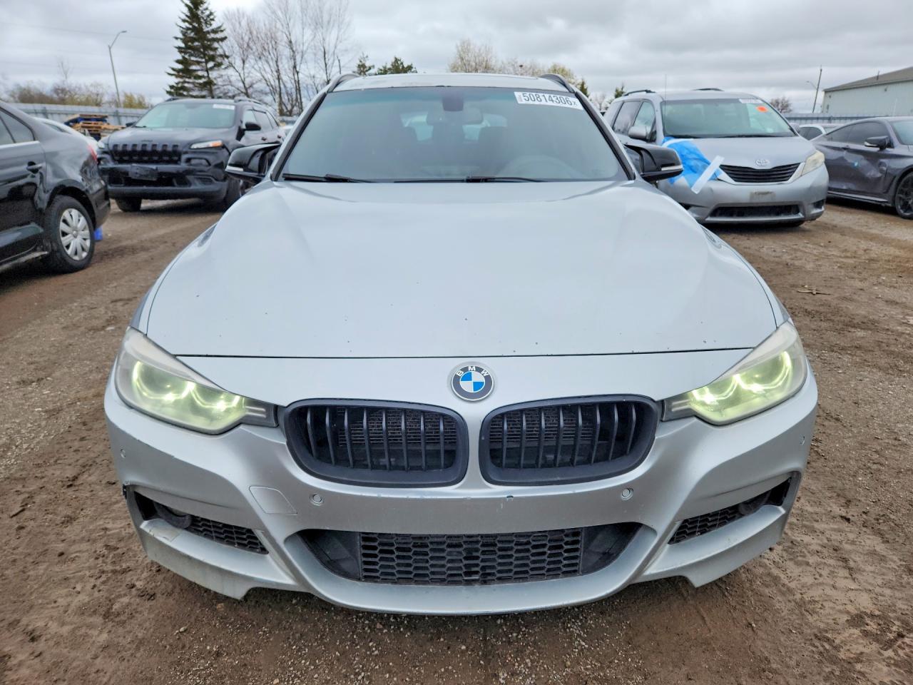 2014 Bmw 328 Xi Silver vin: WBA3G7C52EKN36935