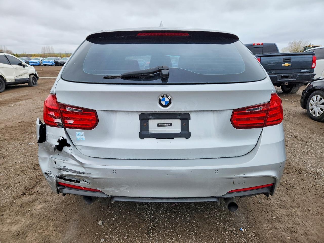 2014 Bmw 328 Xi Silver vin: WBA3G7C52EKN36935