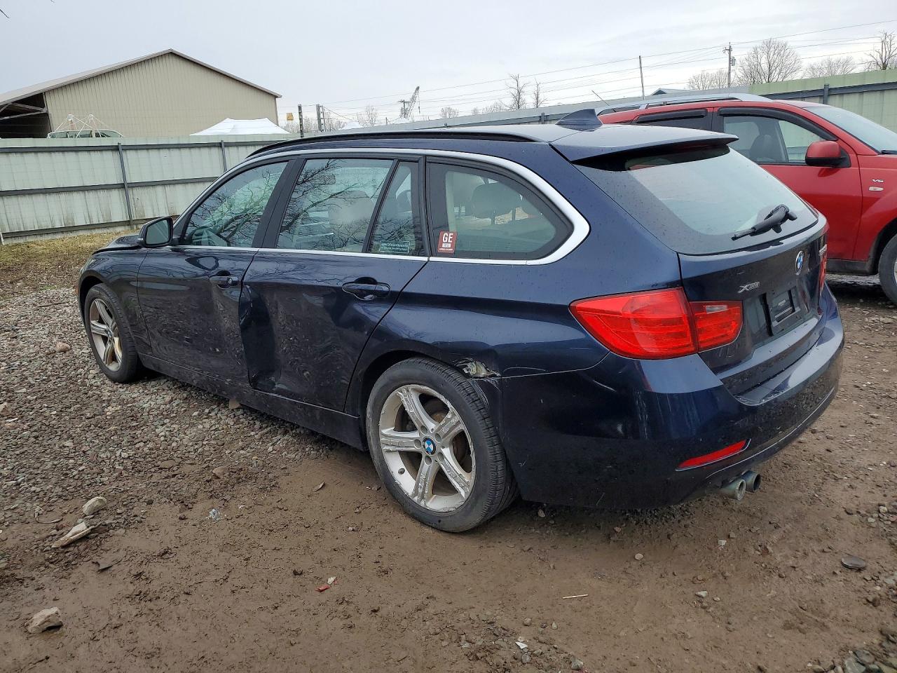 2015 Bmw 328 Xi Blue vin: WBA3G7C53FK297221