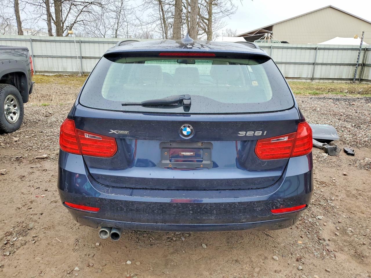 2015 Bmw 328 Xi Blue vin: WBA3G7C53FK297221