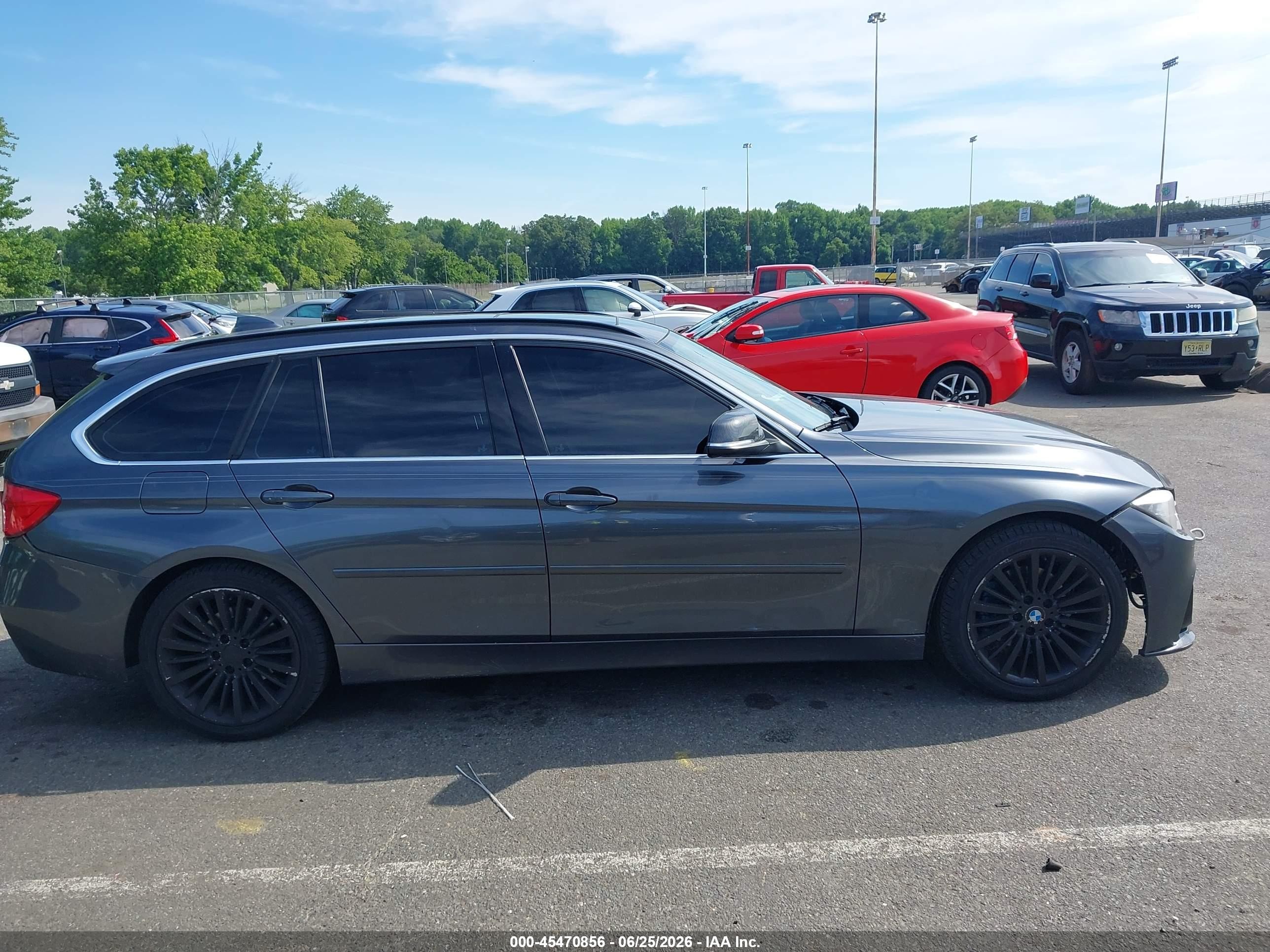 2014 Bmw 328i Xdrive Gray vin: WBA3G7C54EF186197