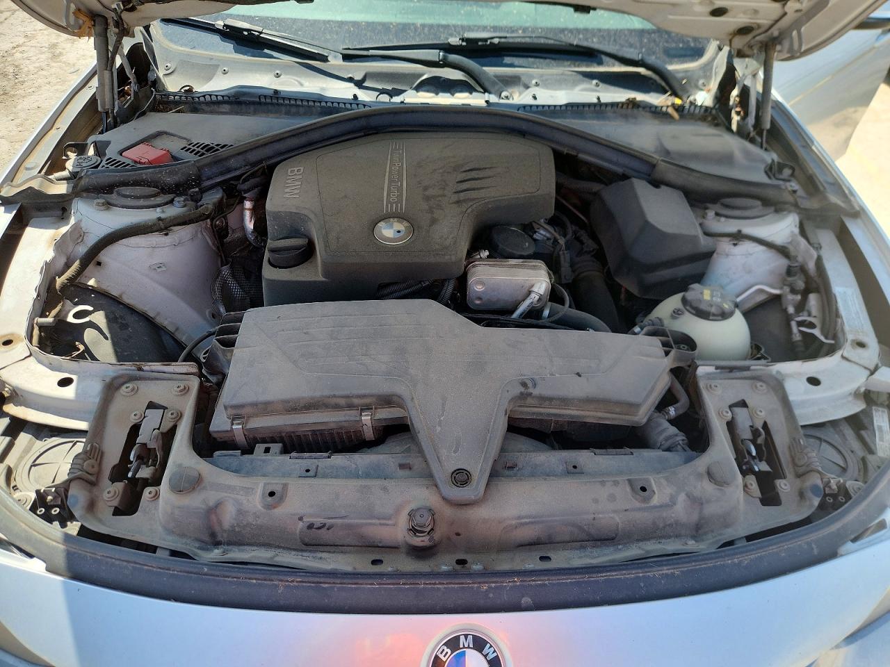 2014 Bmw 328 Silver vin: WBA3G7C54EKN37536