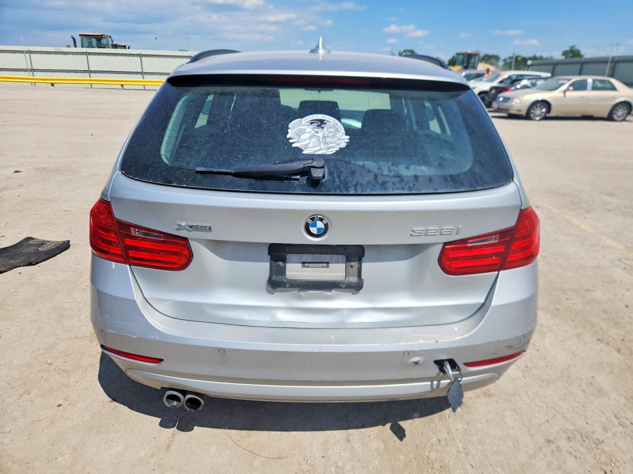 2014 Bmw 328 Silver vin: WBA3G7C54EKN37536