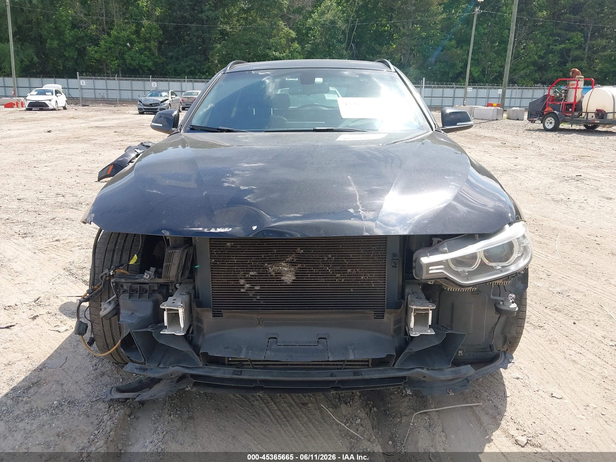 2014 Bmw 328i Xdrive Black vin: WBA3G7C55EF186368