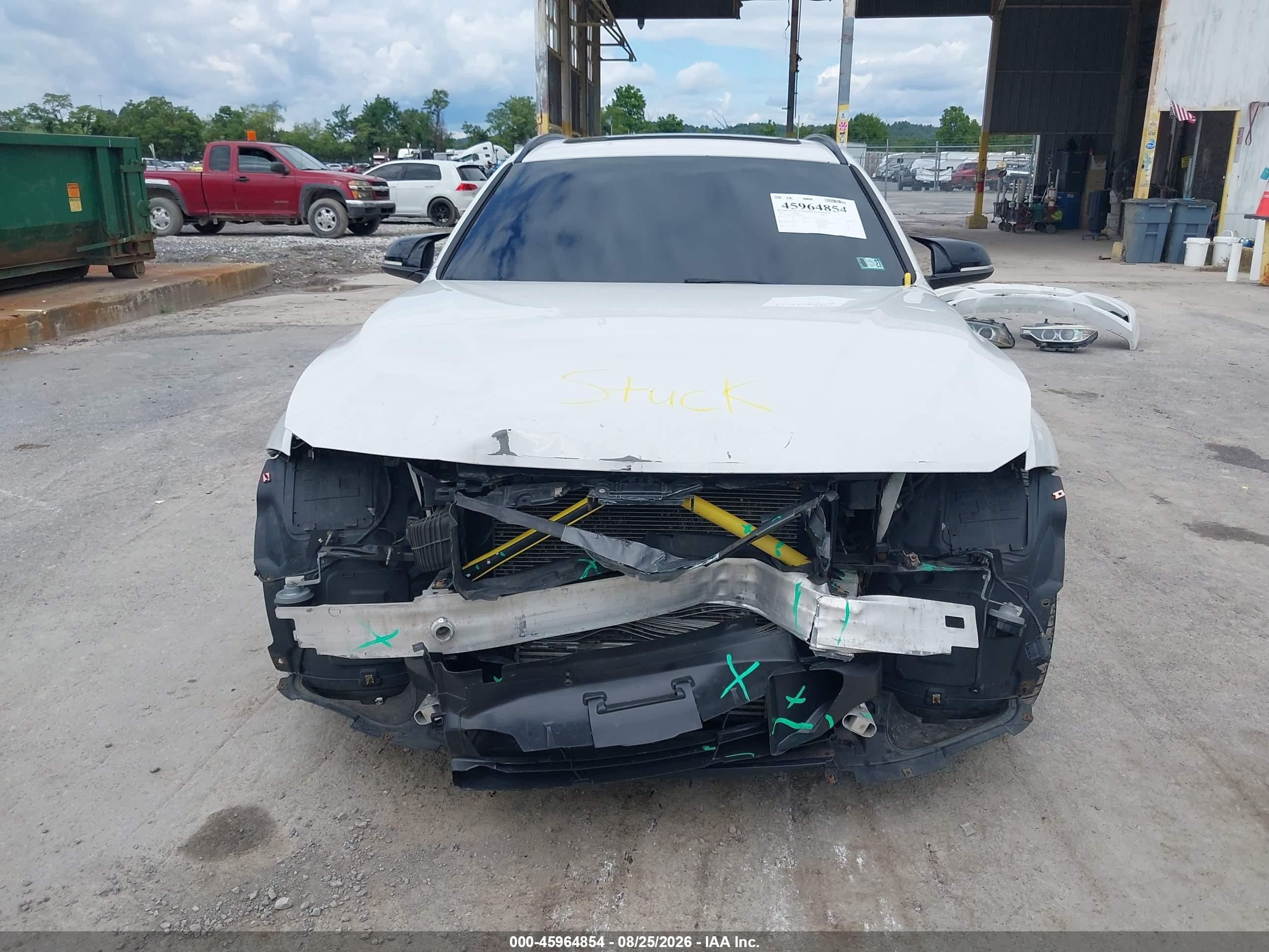2014 Bmw 328i Xdrive White vin: WBA3G7C55EKN36007